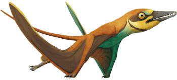 Arcticodactylus launching into the air